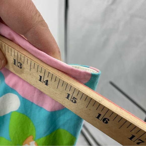 Lilly Pulitzer Richelle Tie Back Strapless mini Dress Sz 8 blue floral - Picture 7 of 11